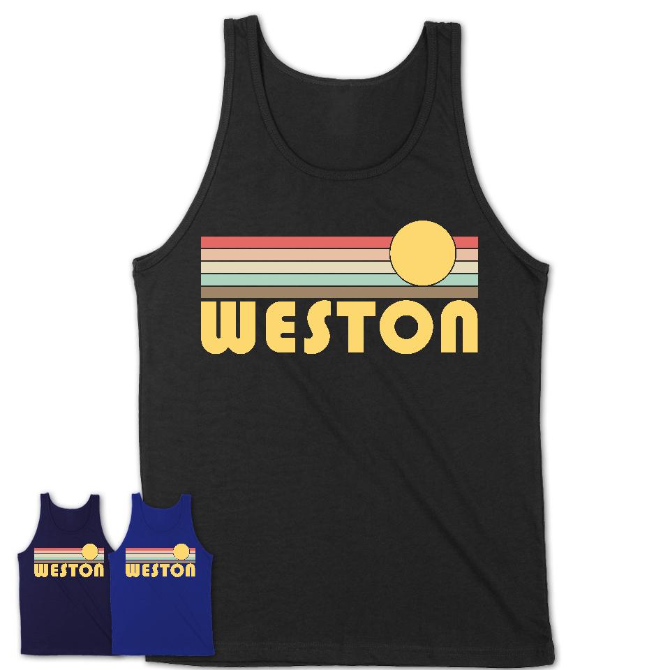 Retro Weston Florida Sunset Shirt Vintage Colors