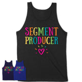 Segment Producer Rainbow Lettering Heart Shirt, Employee Appreciation Gifts
