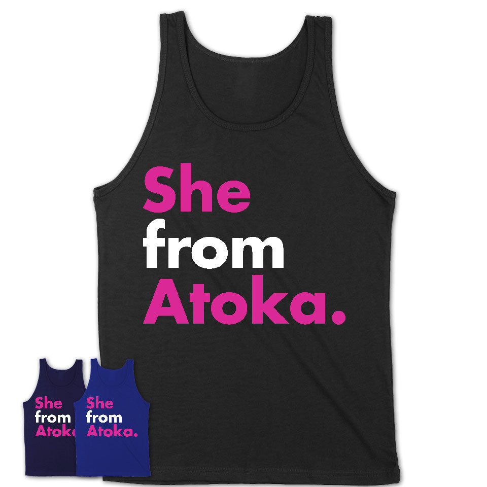 She From Atoka Shirt Tennessee State Birthday Gift For Her