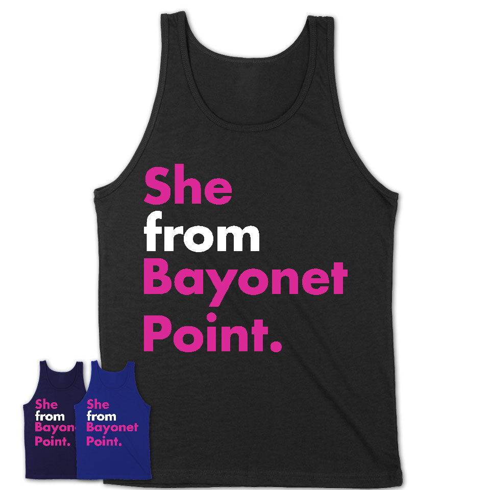 She From Bayonet Point Shirt Florida State Birthday Gift For Her
