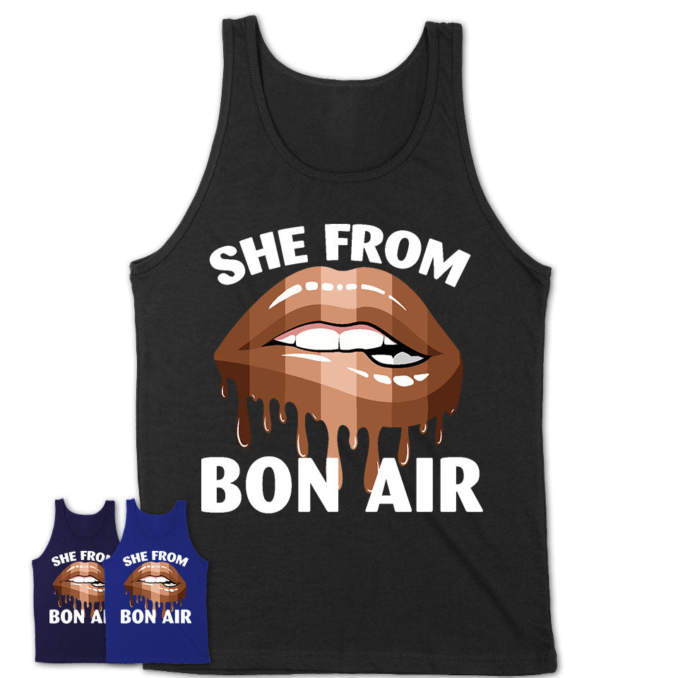She From Bon Air Virginia T-Shirt Black Lives Matter Sexy Lips Girl Shirt