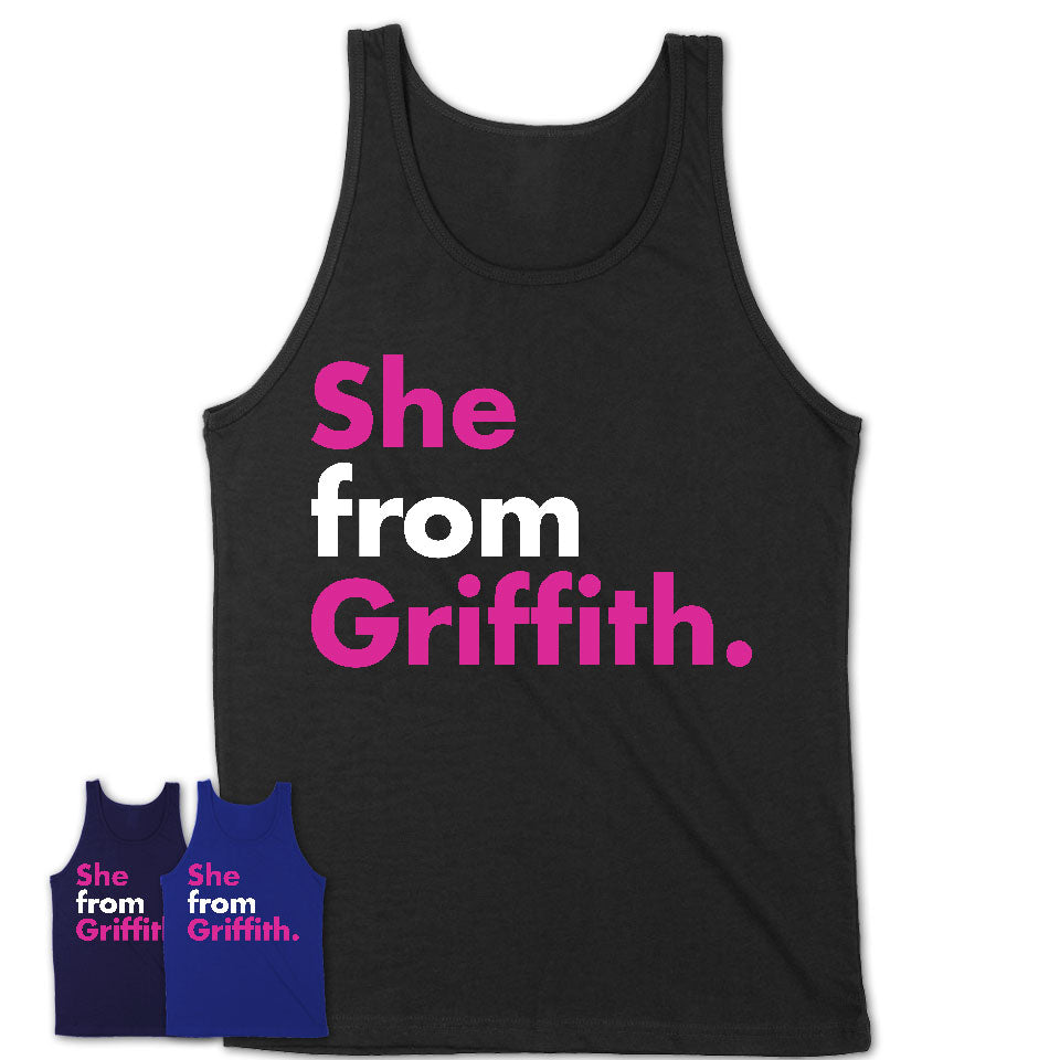 She From Griffith Shirt Indiana State Birthday Gift For Her