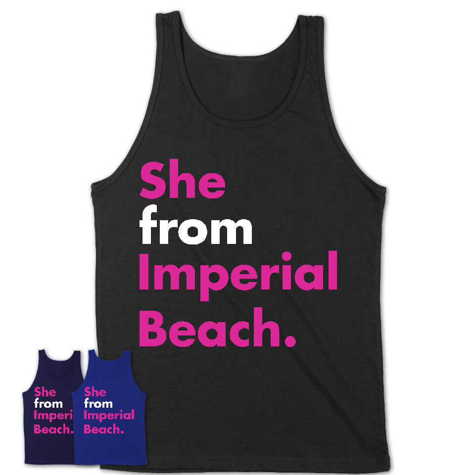 She From Imperial Beach Shirt California State Birthday Gift For Her