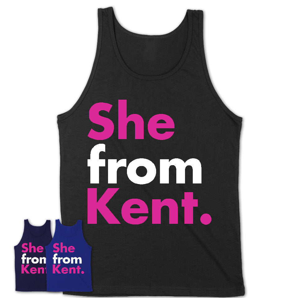She From Kent Shirt Washington State Birthday Gift For Her