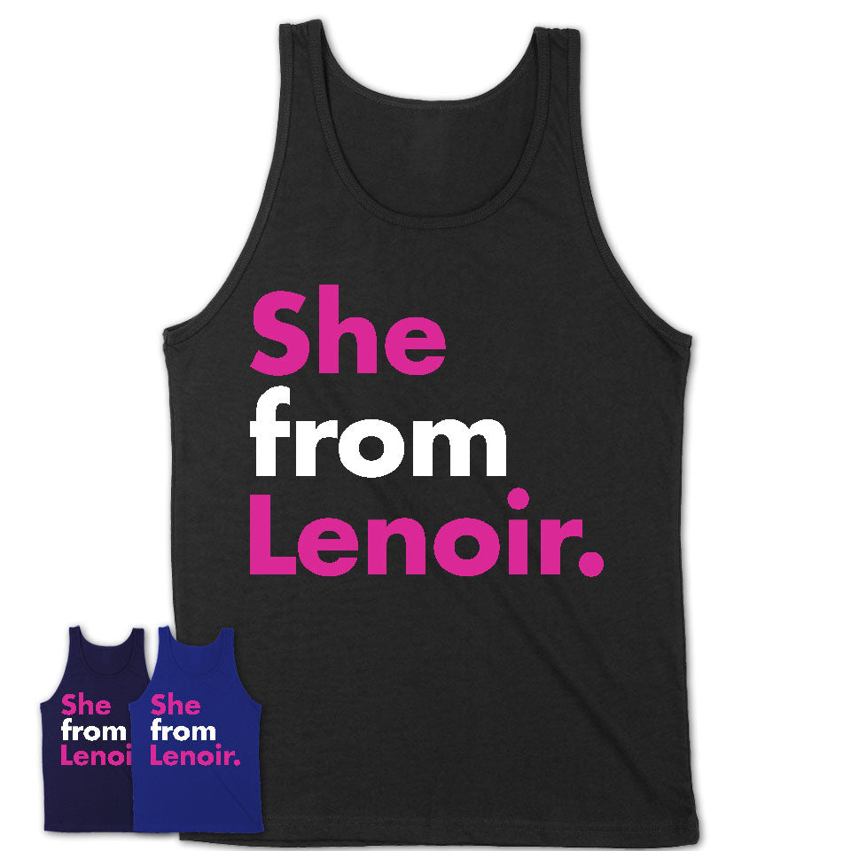 She From Lenoir Shirt North Carolina State Birthday Gift For Her