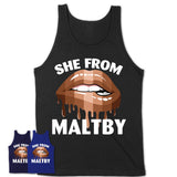 She From Maltby Washington T-Shirt Black Lives Matter Sexy Lips Girl Shirt
