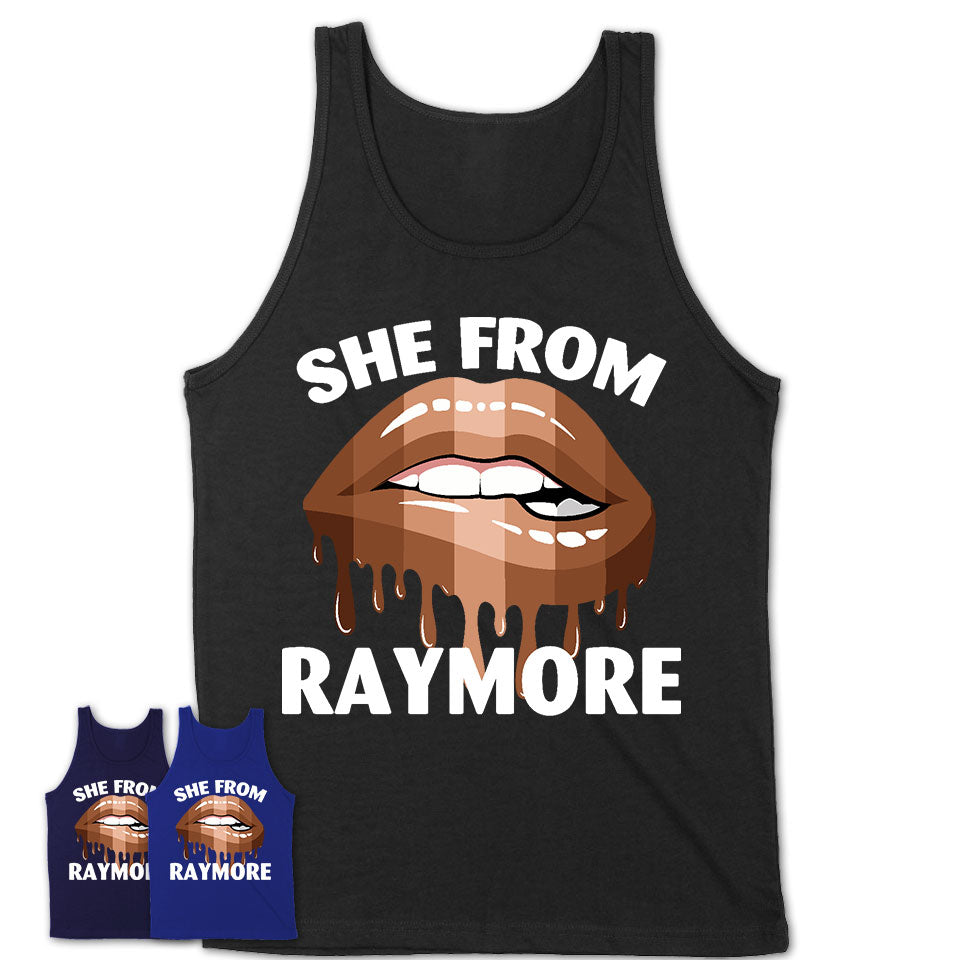 She From Raymore Missouri T-Shirt Black Lives Matter Sexy Lips Girl Shirt