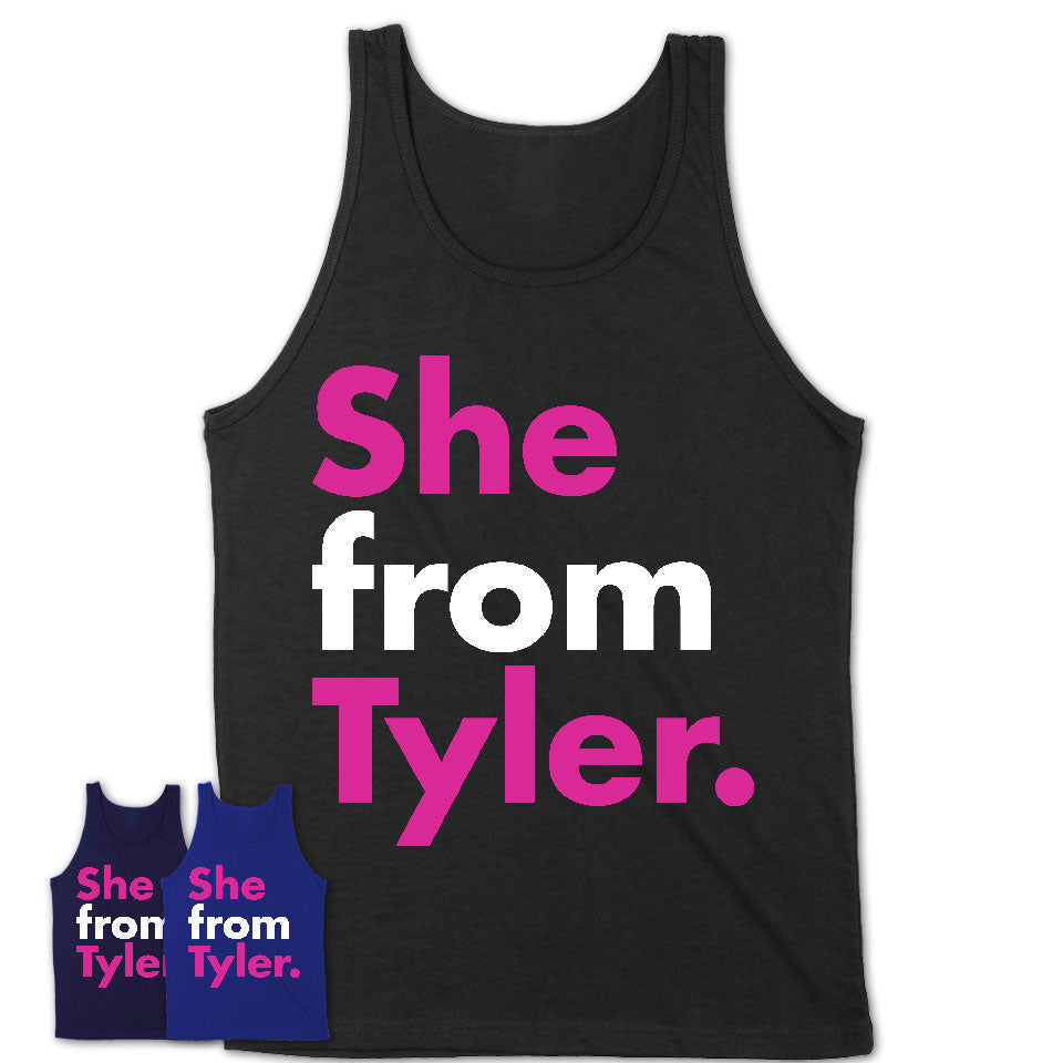 She From Tyler Shirt Texas State Birthday Gift For Her