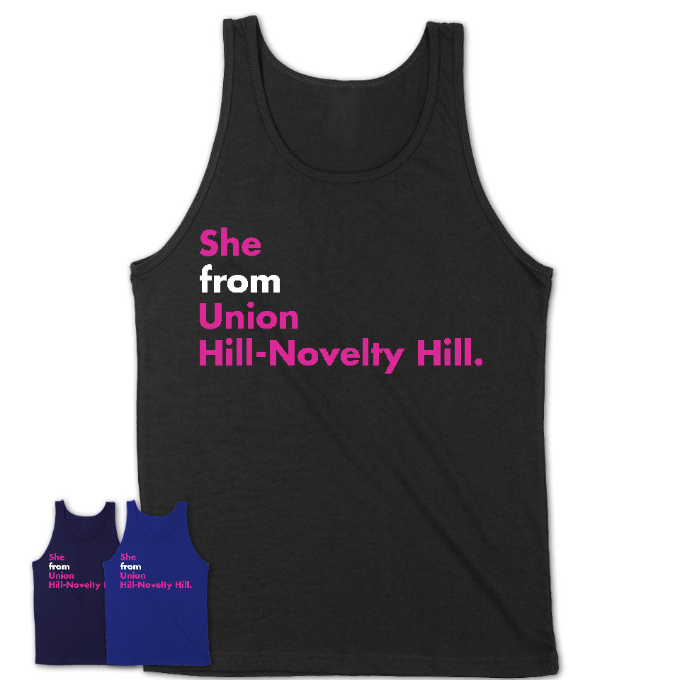 She From Union Hill-Novelty Hill Shirt Washington State Birthday Gift For Her