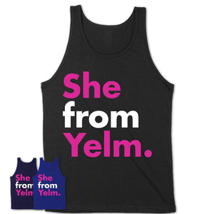 She From Yelm Shirt Washington State Birthday Gift For Her