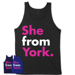 She From York Shirt Pennsylvania State Birthday Gift For Her