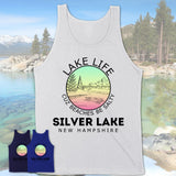 Silver Lake New Hampshire Lake Life Cuz Beaches Be Salty Fishing Camping Team Shirt