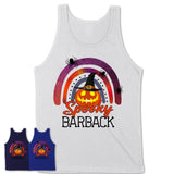 Spooky Barback Shirt, Halloween Rainbow Shirt for Women, Funny Pumpkin Shirt for Barback, Halloween Gift