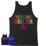 Technology Director Rainbow Lettering Heart Shirt, Employee Appreciation Gifts