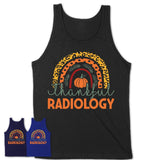 Thankful Radiology Shirt, Pumpkin Rainbow Sweater for Fall Lovers, Thanksgiving Gift for Radiology Women