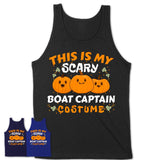 This Is My Scary Boat Captain Costume, Halloween Pumpkin Shirt, Funny Coworker Gift