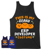 This Is My Scary Erp Developer Costume, Halloween Pumpkin Shirt, Funny Coworker Gift