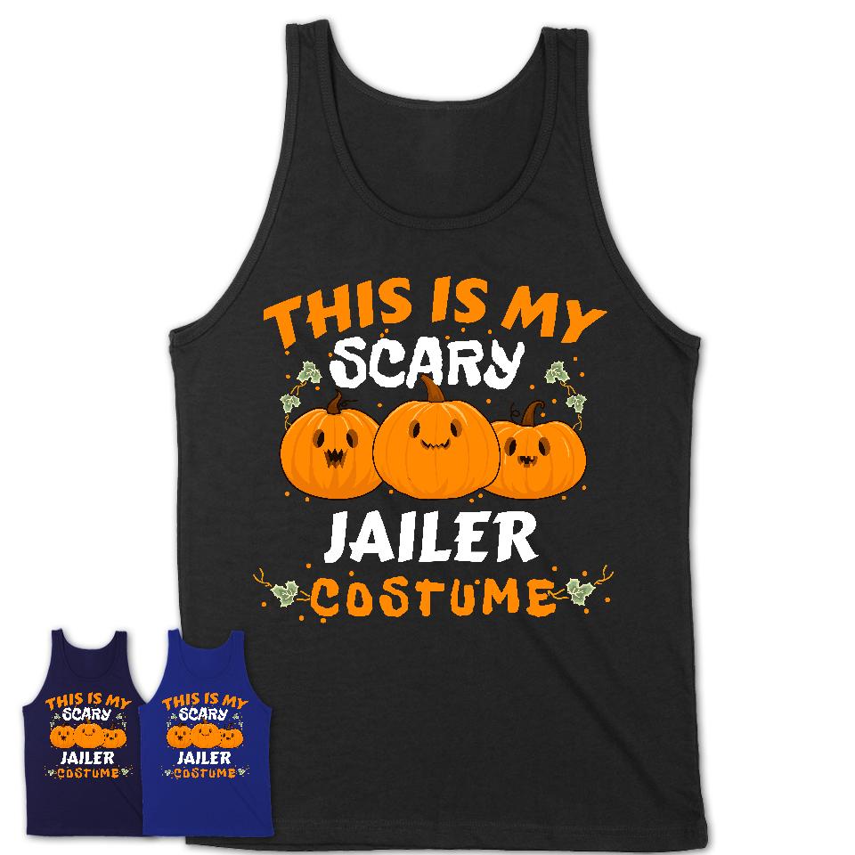 This Is My Scary Jailer Costume, Halloween Pumpkin Shirt, Funny Coworker Gift