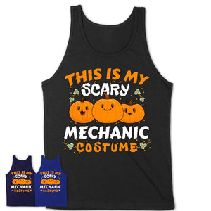 This Is My Scary Mechanic Costume, Halloween Pumpkin Shirt, Funny Coworker Gift