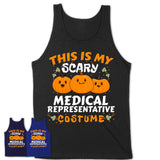 This Is My Scary Medical Representative Costume, Halloween Pumpkin Shirt, Funny Coworker Gift