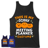 This Is My Scary Meeting Planner Costume, Halloween Pumpkin Shirt, Funny Coworker Gift