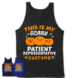 This Is My Scary Patient Representative Costume, Halloween Pumpkin Shirt, Funny Coworker Gift