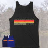 Turkey Run Lake Wildlife Management Area West Virginia Funny Fishing Camping Summer Retro Gift T-Shirt