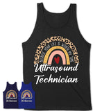 Ultrasound Technician Because Your Life Worth My Time Rainbow T-Shirt