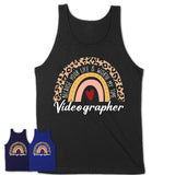 Videographer Because Your Life Worth My Time Rainbow T-Shirt