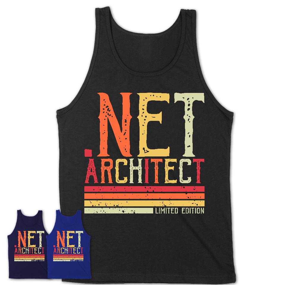 Vintage .Net Architect Limited Edition Job Shirt, Coworker Birthday Gift Idea