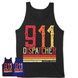Vintage 911 Dispatcher Limited Edition Job Shirt, Coworker Birthday Gift Idea