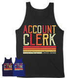 Vintage Account Clerk Limited Edition Job Shirt, Coworker Birthday Gift Idea