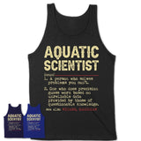 Vintage Aquatic Scientist Definition Shirt, Funny Coworker Gift Idea for Aquatic Scientist, New Job Gift