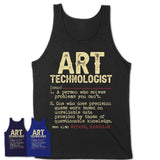 Vintage Art Technologist Definition Shirt, Funny Coworker Gift Idea for Art Technologist, New Job Gift