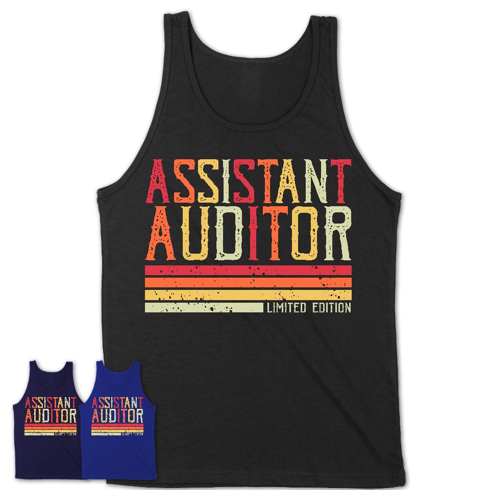 Vintage Assistant Auditor Limited Edition Job Shirt, Coworker Birthday Gift Idea