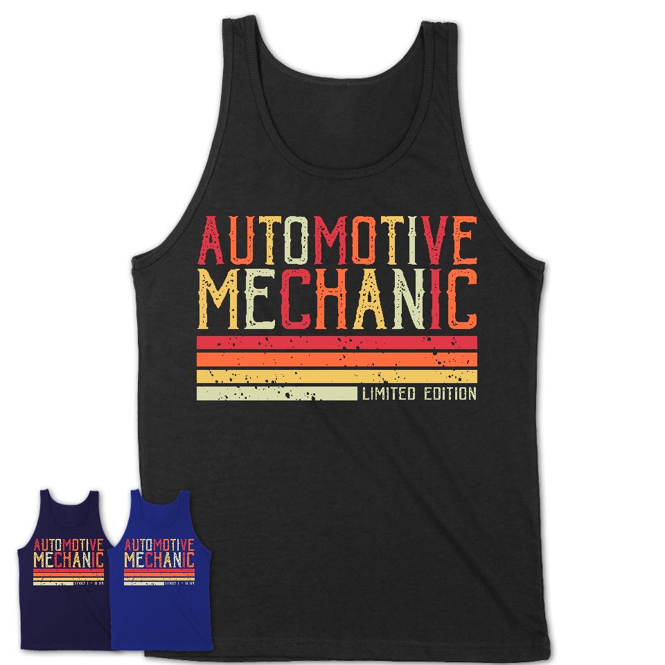 Vintage Automotive Mechanic Limited Edition Job Shirt, Coworker Birthday Gift Idea
