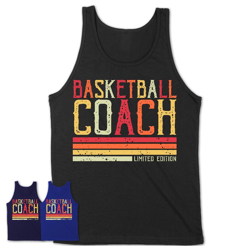 Vintage Basketball Coach Limited Edition Job Shirt, Coworker Birthday Gift Idea