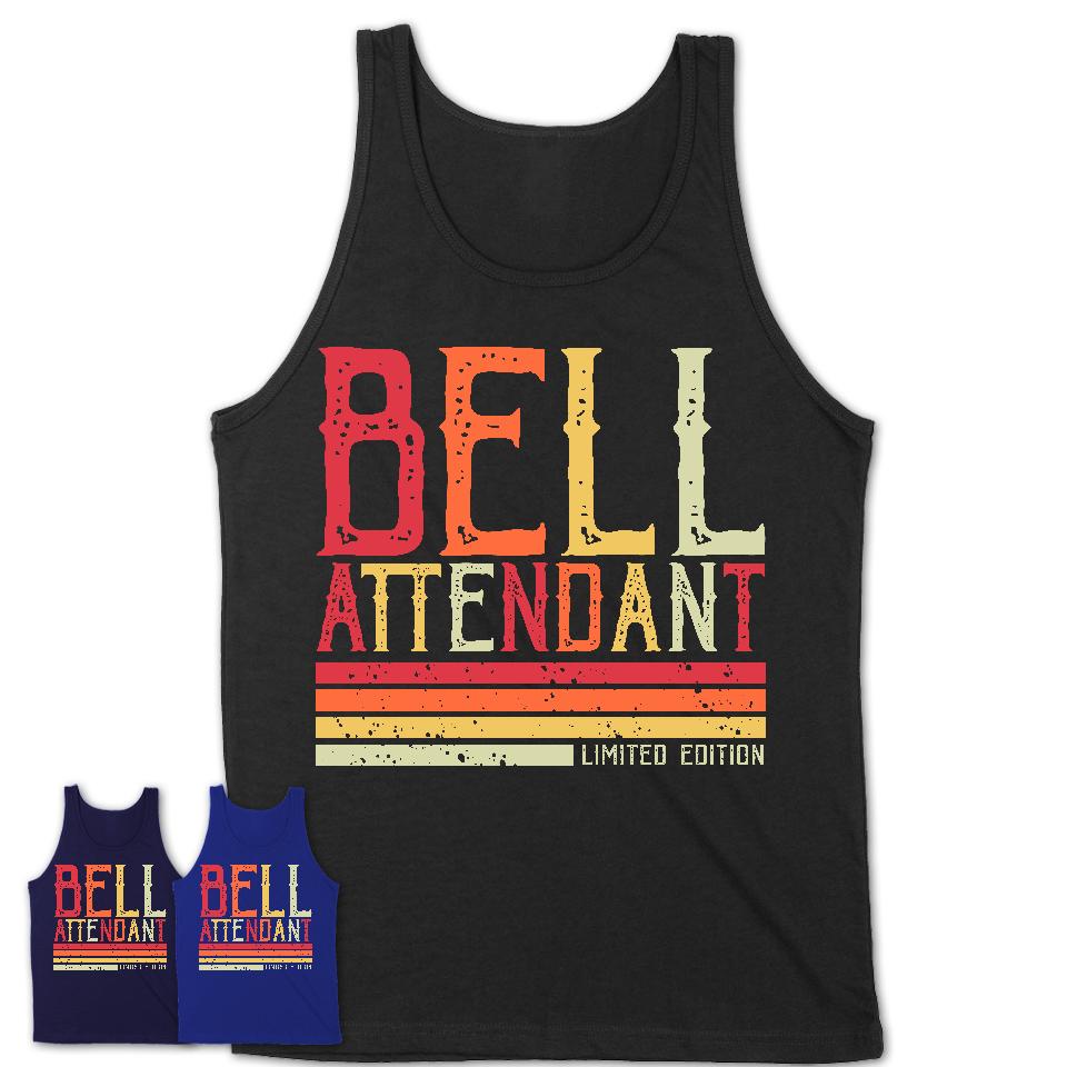 Vintage Bell Attendant Limited Edition Job Shirt, Coworker Birthday Gift Idea