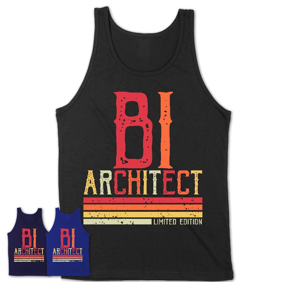 Vintage Bi Architect Limited Edition Job Shirt, Coworker Birthday Gift Idea