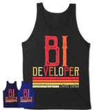 Vintage Bi Developer Limited Edition Job Shirt, Coworker Birthday Gift Idea