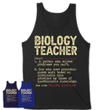Vintage Biology Teacher Definition Shirt, Funny Coworker Gift Idea for Biology Teacher, New Job Gift