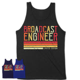Vintage Broadcast Engineer Limited Edition Job Shirt, Coworker Birthday Gift Idea
