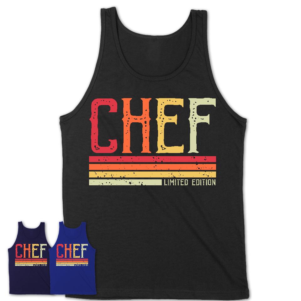 Vintage Chef Limited Edition Job Shirt, Coworker Birthday Gift Idea