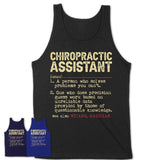 Vintage Chiropractic Assistant Definition Shirt, Funny Coworker Gift Idea for Chiropractic Assistant, New Job Gift