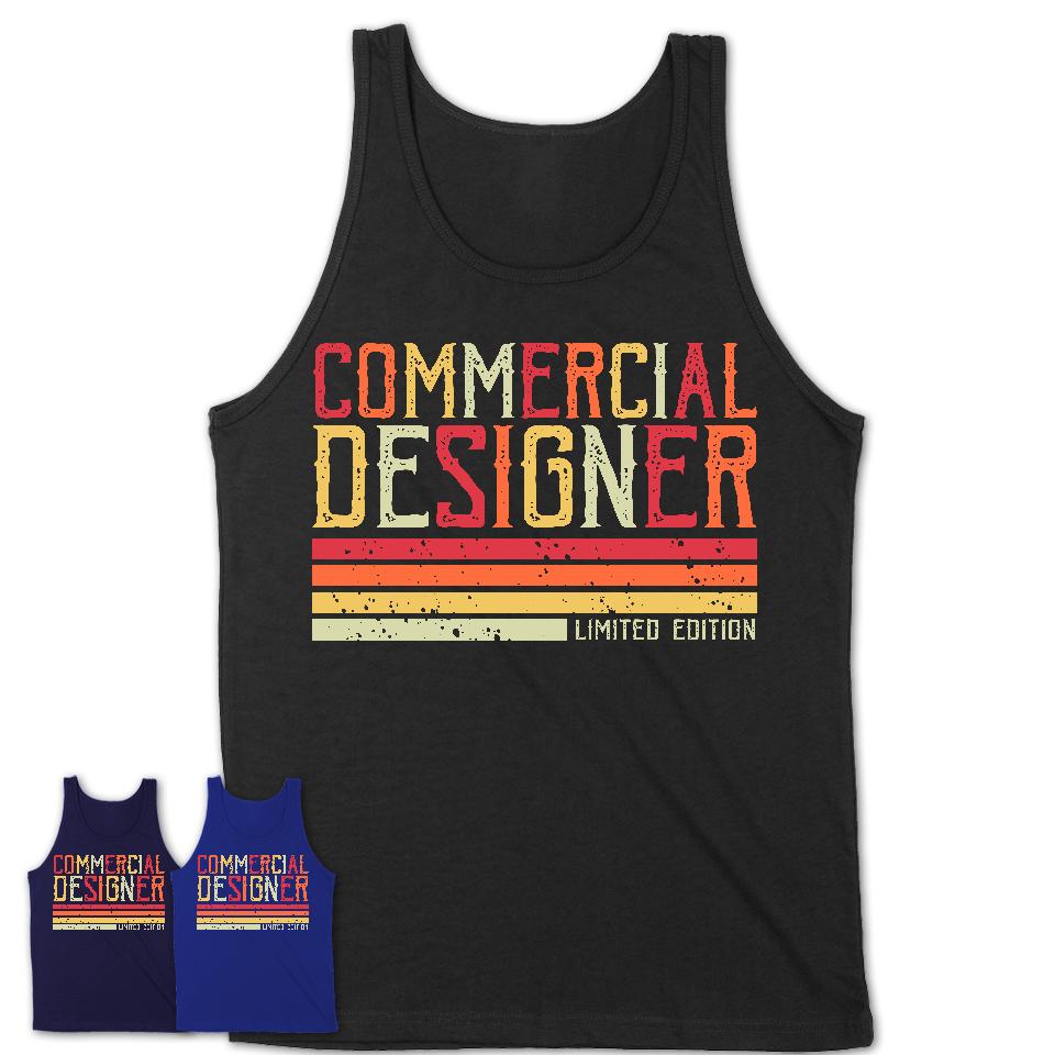 Vintage Commercial Designer Limited Edition Job Shirt, Coworker Birthday Gift Idea