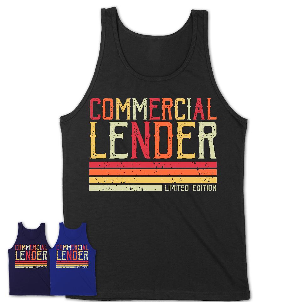 Vintage Commercial Lender Limited Edition Job Shirt, Coworker Birthday Gift Idea