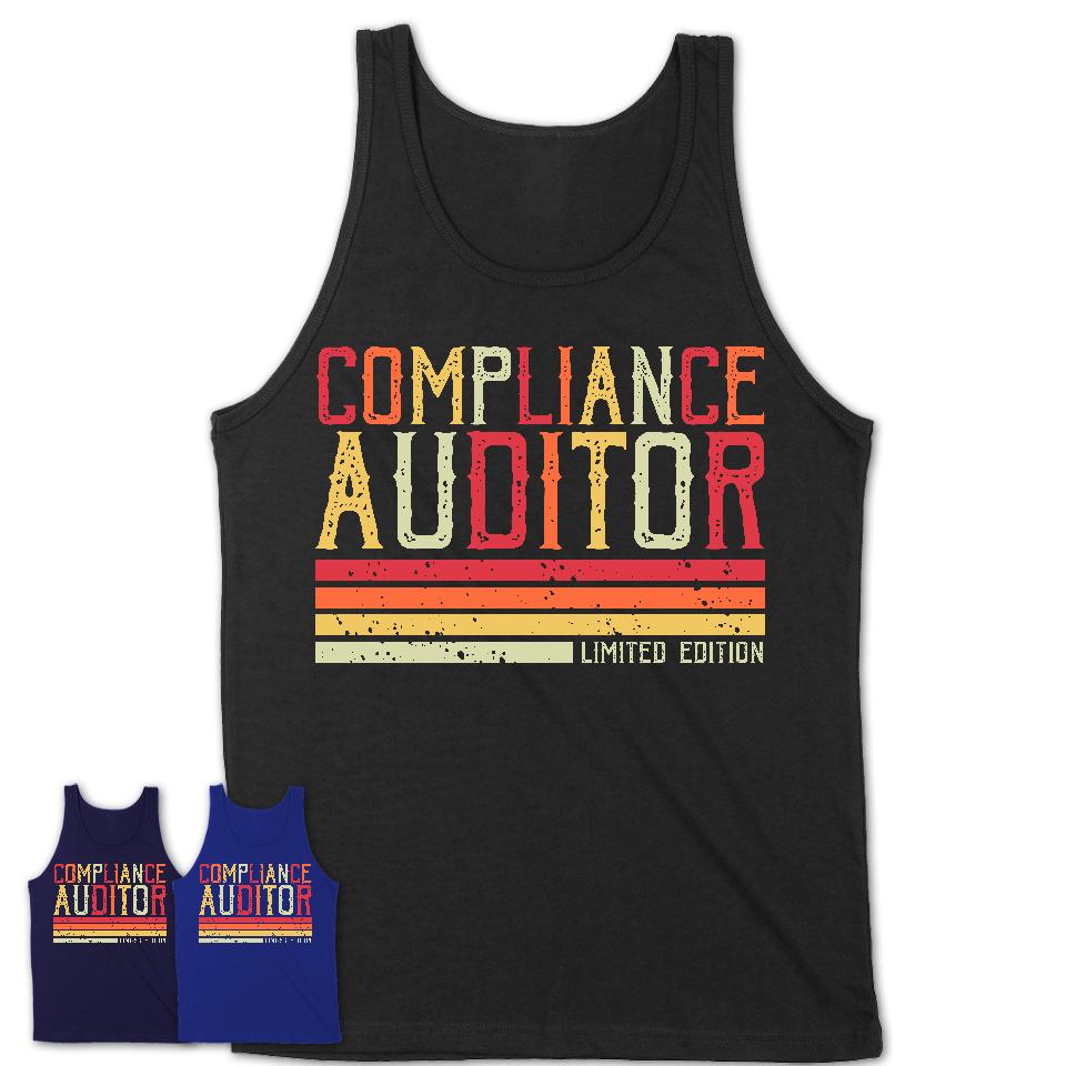Vintage Compliance Auditor Limited Edition Job Shirt, Coworker Birthday Gift Idea
