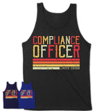 Vintage Compliance Officer Limited Edition Job Shirt, Coworker Birthday Gift Idea