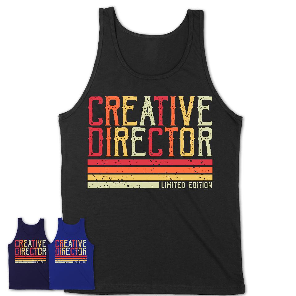 Vintage Creative Director Limited Edition Job Shirt, Coworker Birthday Gift Idea