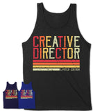 Vintage Creative Director Limited Edition Job Shirt, Coworker Birthday Gift Idea